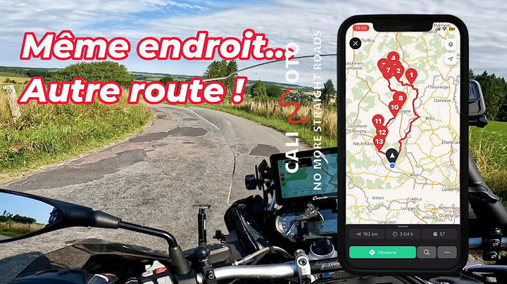 Redécouverte totale avec Calimoto ! BMW R1200GSA