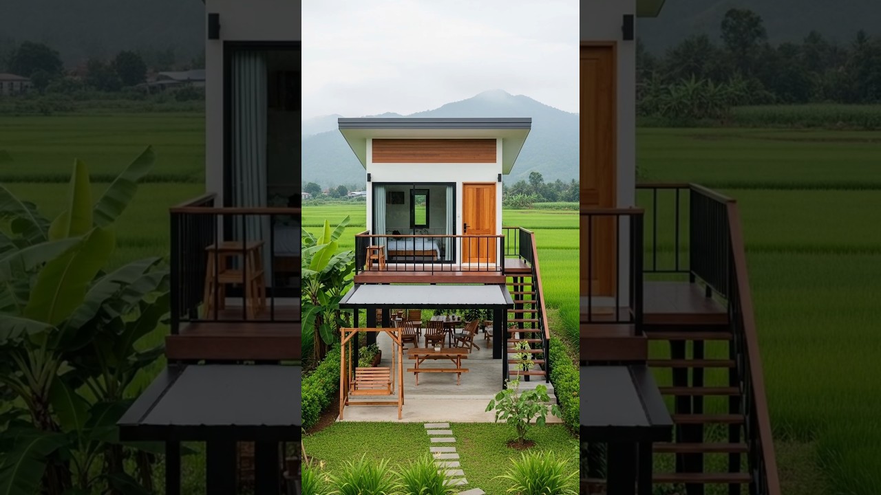 Small House in the Middle of a Rice Field 7 