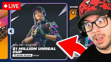 🔴 LIVE! - WINNING the $1 MILLION UNREAL CUP in FORTNITE