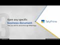 How to Send Documents from TallyPrime Through WhatsApp (Beta) | TallyHelp || Tally prime 4.0
