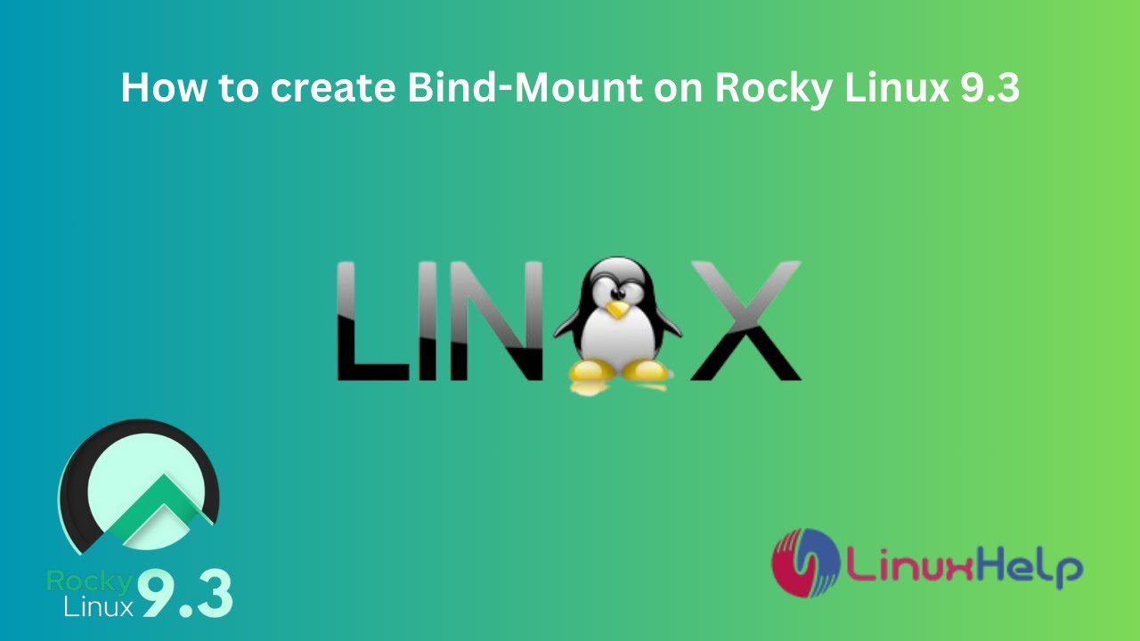 How to create a bind-mount on Rocky Linux 9.3 - YouTube