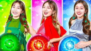картинка: Бедная Изумруд Vs Богатая Рубин Vs Гига Богатая Бриллиант Беременная в Больнице!