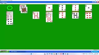 Playing solitaire on windows XP installed in Virtual machine!