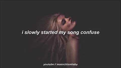 DOWNHILL LULLABY // SKY FERREIRA (LYRICS)