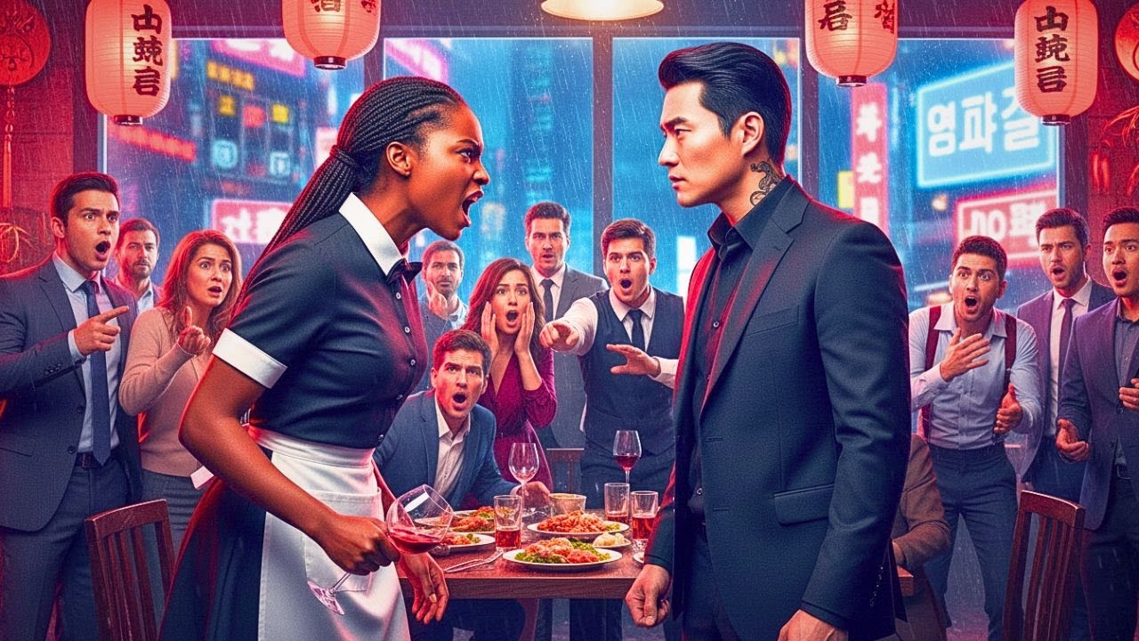 Black waitress shouted at the Most Feared Mafia Boss.. He command his Security to Close All Doors.