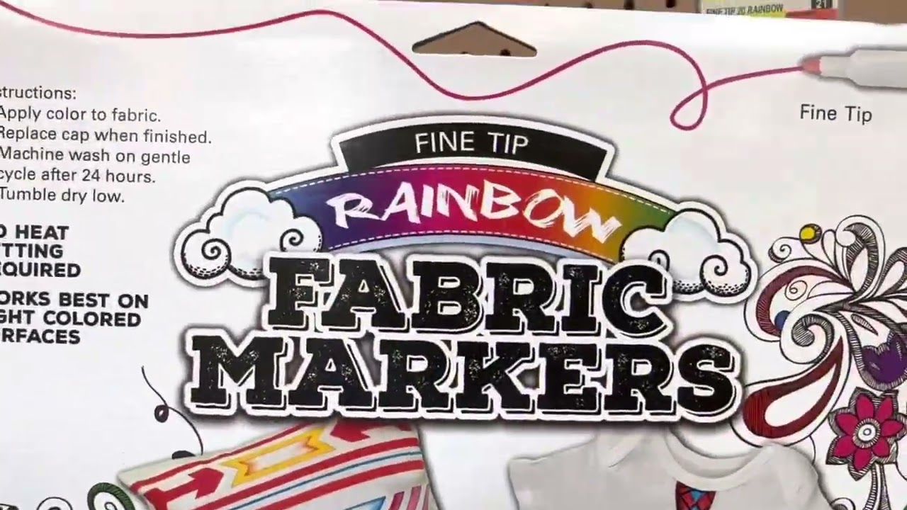 Shopping Walmart 🎨 Tulip 🌷Neon Fabric Markers