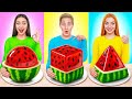 Geometric Shape Food Challenge Funny Food Challenges By Multi DO 