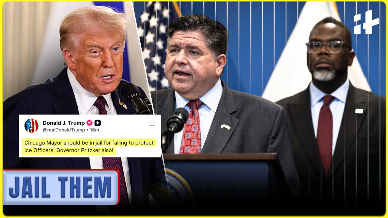 Trump Wants to Put Illinois Governor and Chicago Mayor in Jail - YouTube