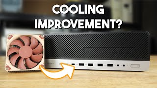 SFF PC Noctua Cooling Mod | HP Elitedesk NHL9i Install