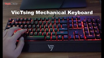 VicTsing PC175A Mechanical Gaming Keyboard Unboxing & Testing