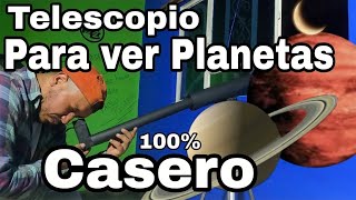 Telescopio Casero Super Potente | 100% REAL a Bajo Costo 💸