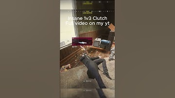 Insane 1v3 Clutch #shorts