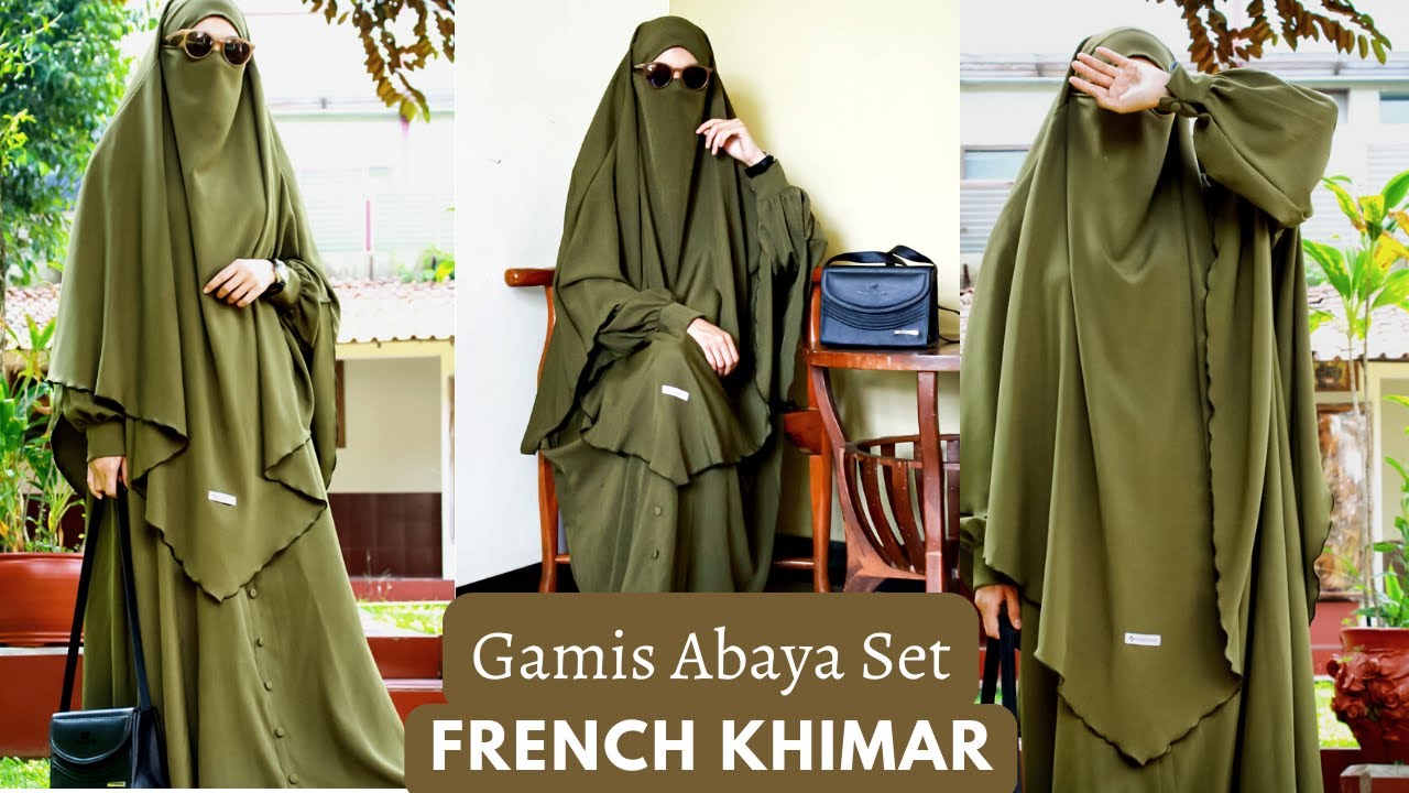 Gamis Abaya Syari Set FrencKhimar Shakeena