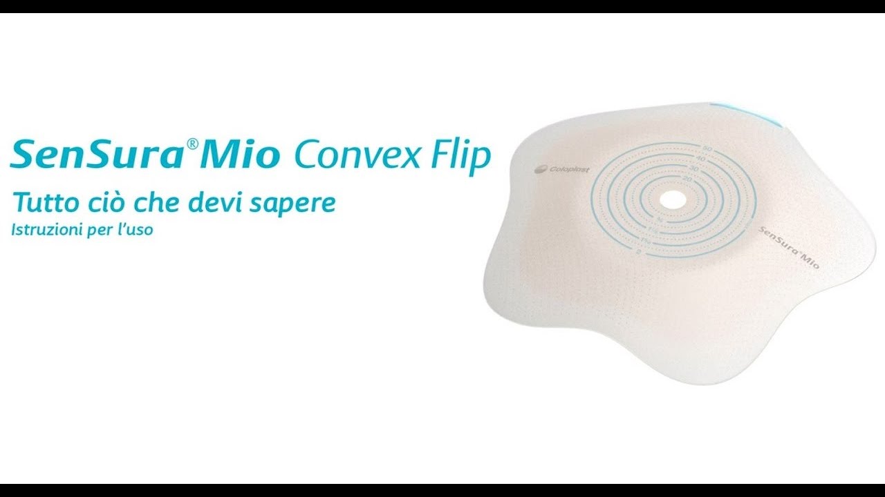 Come applicare e rimuovere il dispositivo per stomia due pezzi SenSura Mio Convex Flip