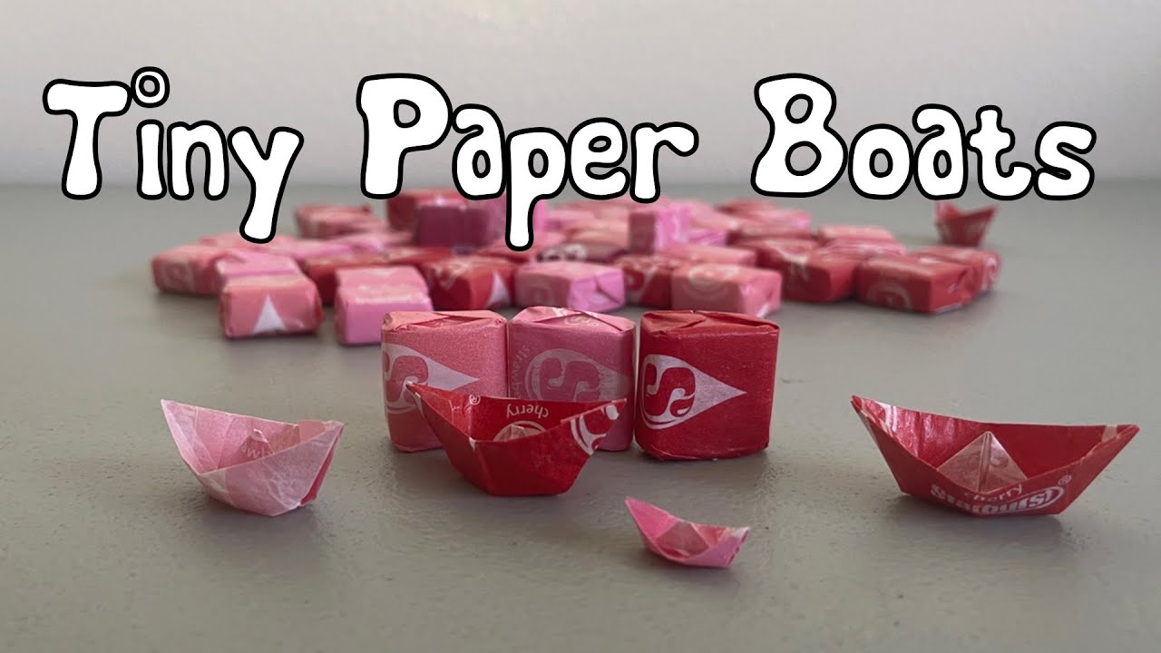 Tiny Paper Boats : 9 Steps (with Pictures) - Instructables, image size:1280x720