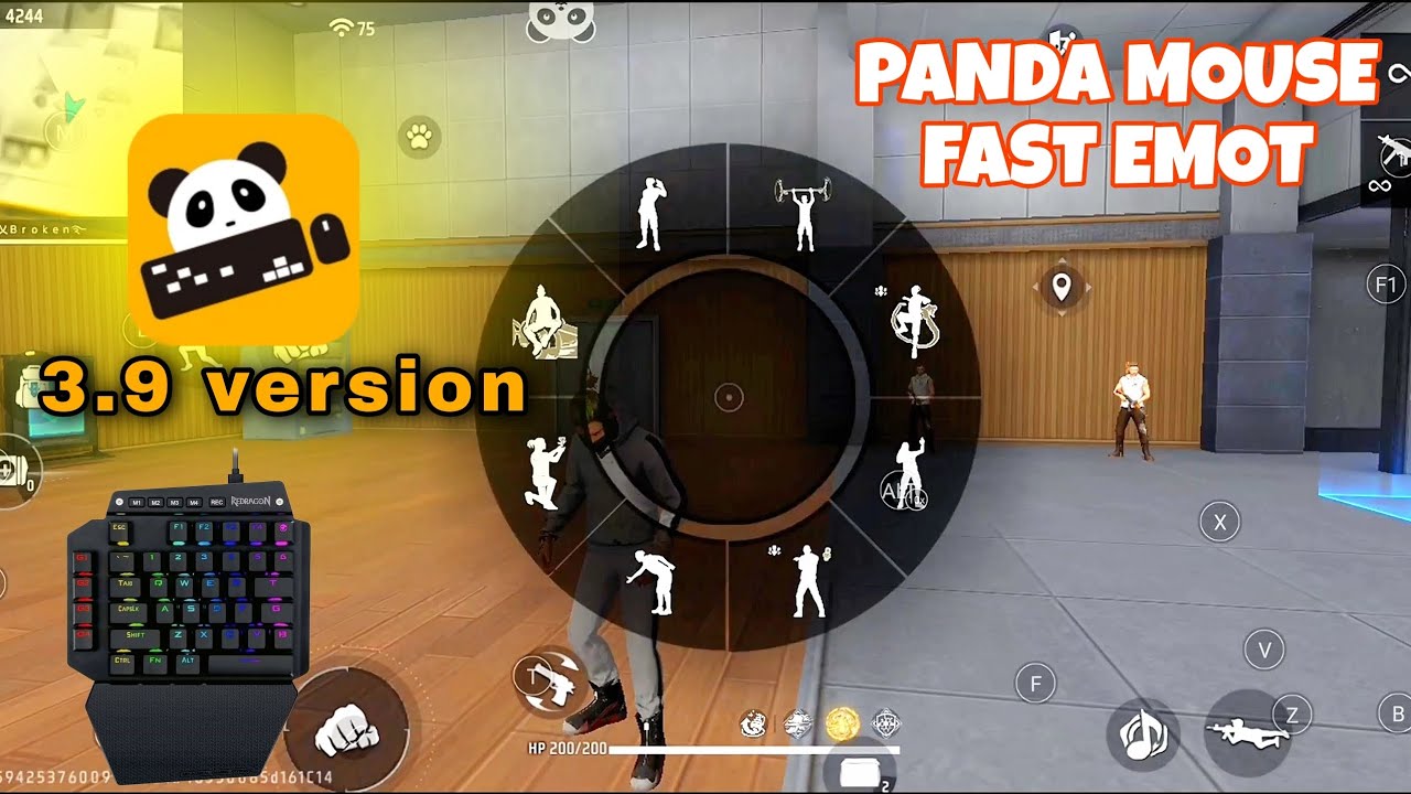 PANDA MOUSE 3.9 VERSION FAST EMOT || PANDA MOUSE PRO MAI FAST EMOT KAISE LAGAYE || 