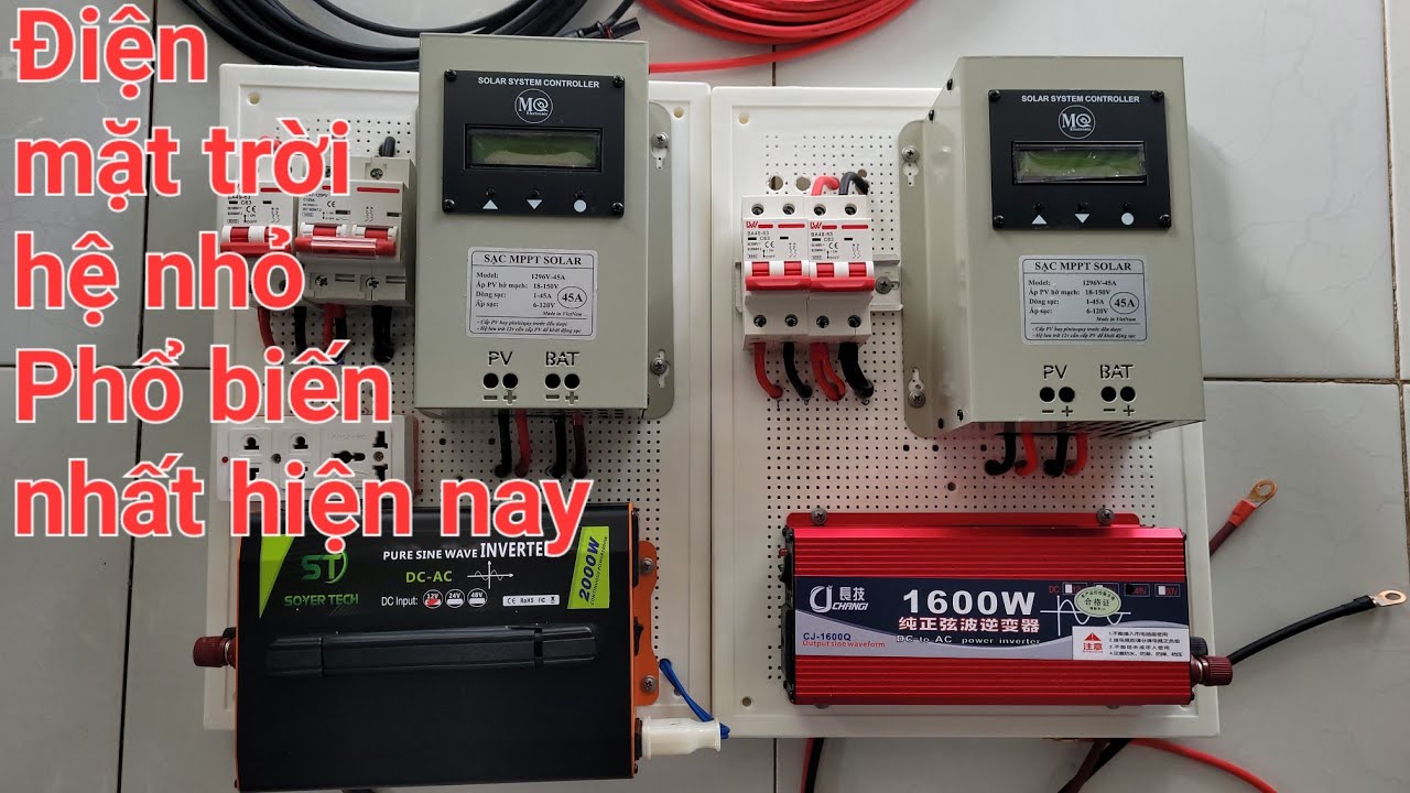 Điện Mặt Trời Hệ Nhỏ Ráp Sẵn, Phù Hợp Nhiều Hộ Gia Đình Hiện Nay