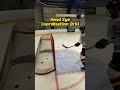 Flip it up Track it down Finish it mid air  🏒🔥#hockeytraining #handeyecoordination #hockeyskills