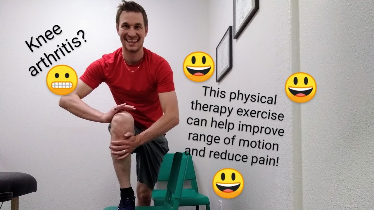 Improve range of motion and decrease pain in the knee with this physical therapy exercise YouTube