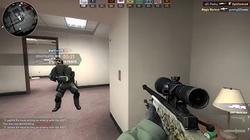 CSGO Deathmatch AWP Only 86-12 Domination on Office