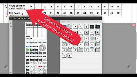 Make a Scatterplot on Graphing Calculator Ti84 (or Ti83)