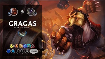 Gragas Support vs Alistar - EUW Challenger Patch 12.19