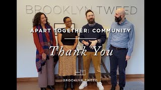 Apart Together: Community 2023 – Thank You | Brooklyn Tweed
In 2023, Brooklyn Tweeds caring community of crafters supported Black Oregon Land Trust through our annual Apart Together: Community aid initiative.
Thanks to you, we were able to donate over $14,000 to help provide support to Black farmers and land stewards across our home state of Oregon.
Brooklyn Tweeds Jared Flood and Luigi Boccia met with Black Oregon Land Trusts Qiddist Ashé and Aria Charles at the BT offices in December to share their gratitude for your generous support.
Thank you for joining us to help build thriving communities and a more sustainable future!
To learn more about Apart Together: Community, visit us at https://brooklyntweed.com/pages/apart-together-community
Support Black Oregon Land Trust at https://www.blackoregonlandtrust.org
At Brooklyn Tweed we are passionate about wool, knitting and design.
We develop and manufacture breed-specific wool yarns that support domestic textile production. This means designing, sourcing, dyeing and spinning our yarns 100% within the USA.
We craft our knitwear designs with the same commitment to timeless quality that we apply to our yarns. Every pattern is meticulously drafted and edited to provide clear instructions that empower knitters to build new skills. Our design team explores the intersection of knitting traditions and contemporary style, to produce patterns that are a pleasure to knit and wear.
Learn more at: @BrooklynTweed_Official
Visit us at: https://brooklyntweed.com/
Browse free tutorials, luscious yarns and modern patterns on BrooklynTweed.com
Join our Newsletter and be the first to learn about fresh patterns and yarn launches — https://brooklyntweed.com/pages/newsletter-sign-up
Follow us on Instagram to immerse yourself in the rich colors and compelling textures of our wooly community — https://www.instagram.com/brooklyntweed/ Apart Together: Community 2023 – Thank You | Brooklyn Tweed