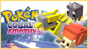 Pokemon Cobalt and Amethyst ► CUSTOM POKEMON REGION IN MINECRAFT WITHOUT MODS?!