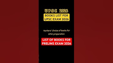 UPSC BOOKLIST FOR PRELIMS EXAM 2026🔥UPSC BOOKS FOR PRELIMS AND MAINS EXAM 2026😱BOOK LIST FOR UPSC