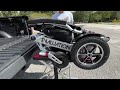 Unloading the evolution wheelchair with a vulcan lift