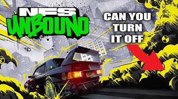 Can You Turn Effects OFF In NFS Unbound?