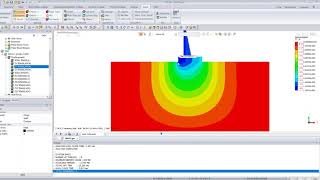 Midas GTS NX-Finite Element Analysis-Example_1-Retaining Wall- Mohr-Coulomb-Part_6