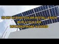 20kW Hybrid Solar Installation | V-Sole Inverter with Lithium Battery | Sunrise Power | Nanded
