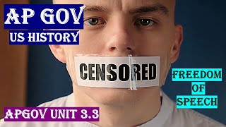 Freedom of Speech EXPLAINED (AP Gov Unit 3.3) – What the First Amendment REALLY Allows! 🇺🇸
