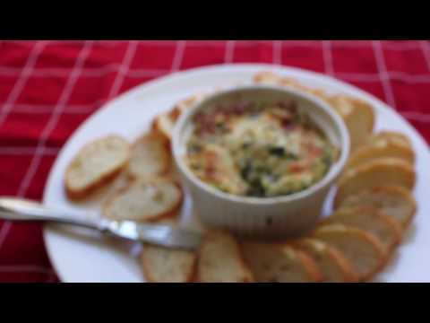 Spinach Artichoke Dip Recipe - Hot Spinach and Artichoke Super Bowl Dip