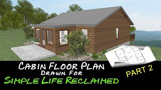 Part 2  Cabin Floor Plan for SIMPLE LIFE RECLAIMED on the 41.36 – Tiny House