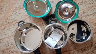 ಇಷ್ಟು ಕಡಿಮೆ ಬೆಲೆಗೆ pressure cooker|stainless steel cooker in kannada.