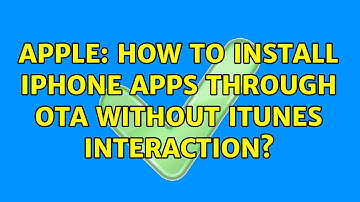 Apple: How to install iPhone apps through OTA without iTunes interaction? (3 Solutions!!)