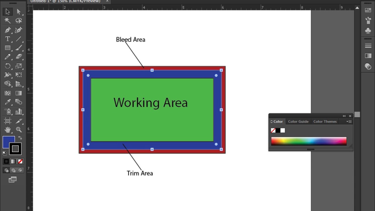 how-to-create-a-visiting-card-size-by-adobe-illustrator-cc-youtube