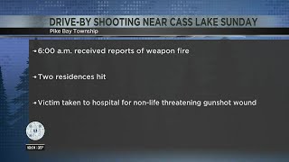 Apparent drive-by shooting near Cass Lake sends one person to hospital, three arrested