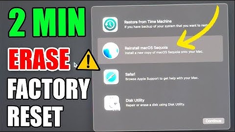 MacOS opnieuw installeren in 2 minuten vanuit de herstelmodus