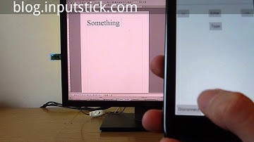 InputStick keyboard and mouse demos