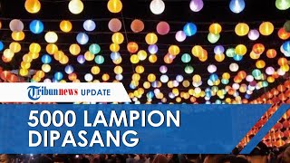 Kawasan Pecinan Solo di Pasar Gede Menyala, Dihiasi 5000 Lampion Jelang Imlek
