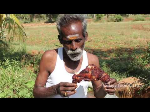 Full CHICKEN Fry Prepared by my daddy in my village farm / VILLAGE FOOD FACTORY