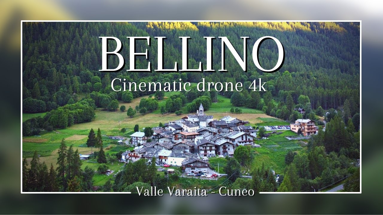BELLINO borgate e paesaggi - Cinematic drone 4k (Valle Varaita - Cuneo - Piemonte)