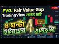 4 Hour Timeframe Fair Value Gap (FVG) সম্পূর্ণ ব্যাখ্যা | TradingView 4Hour Candle | Trader Rubel