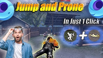 How To Do Jump And Prone In PUBG Mobile Emulator 2025😮 | NO Ban❌| Just One Click(2025)