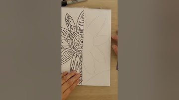 Positive Negative Space with Zentangles