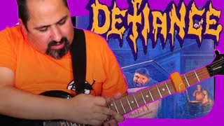 DEFIANCE  🎸 DEATH MACHINE 🎸 TUTORIAL Guitarra
