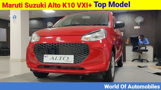 Maruti Suzuki Alto K10 VXI+ New Top Model Price, Walkaround, Review In Hindi